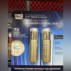 ROC Retinol Pack of 2 1.7 oz /50ml x 2 new 2025 deep wrinkle serum